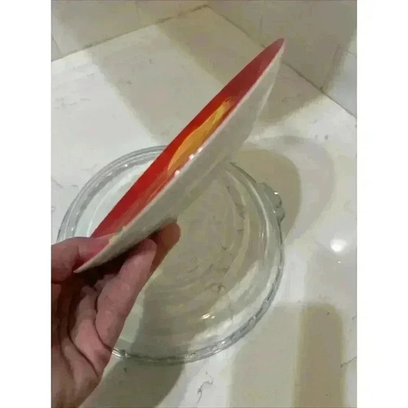 Givenchy "Les Fleurs de Parfums Givenchy", Red Plate Calla Lilly 8" - Picture 7 of 10